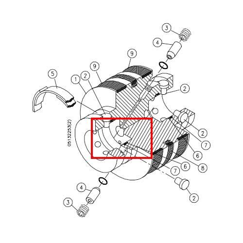 05087713 O-Ring 90K For kmt waterjet machine uhp waterjet part 