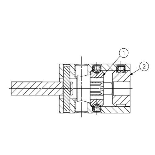 05108766 Retainer, .56 for kmt waterjet machine slv 75 plus water jet parts