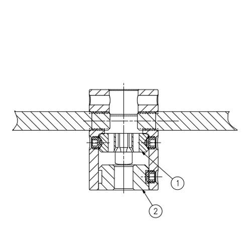 05108899 1/4-20 Threading Die for kmt waterjet machine slv 75 plus water jet parts