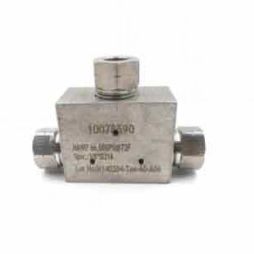 10078590 COUPLING, HP, TEE, 3/8