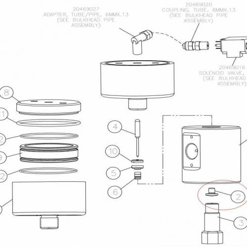 10178097 SEAT, REPLACEABLE, PNEUMATIC WATERJET SPARE PARTS