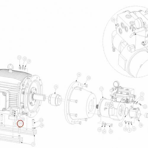 49892359 WASHER LOCK M16 STEEL DIN127B Waterjet Spare Parts
