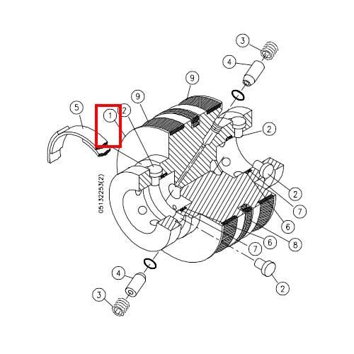 72101205 Ram Piston 5.50 90K For kmt waterjet machine uhp waterjet part 