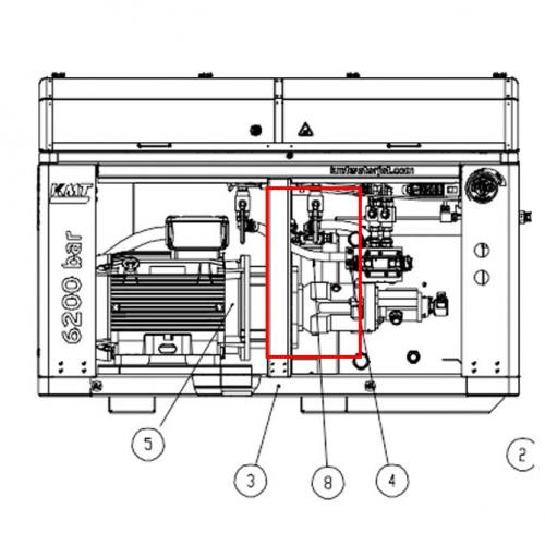 72158536 Door Kit UHP 90K For kmt waterjet machine kmt uhp waterjet part  - 副本