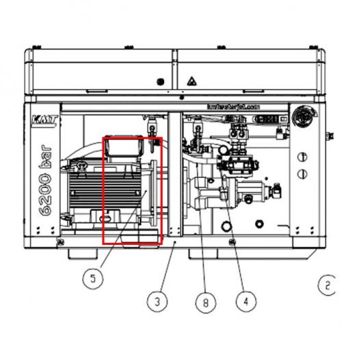 72182795 Hydraulic Power Package UHP 90K For kmt waterjet machine kmt uhp waterjet parts 