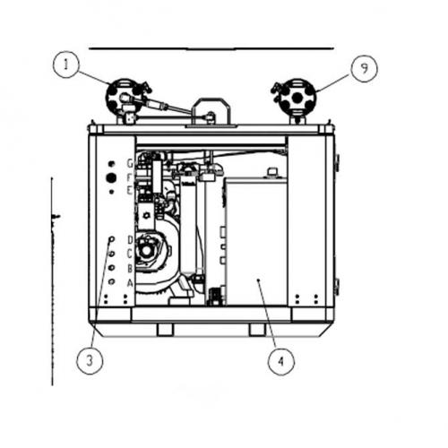 72186207 Ultra-High Pressure Water Assembly UHP 90K For kmt waterjet machine kmt uhp waterjet parts 