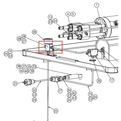 95838314 Lock Washer 90K For American waterjet machine uhp waterjet part 