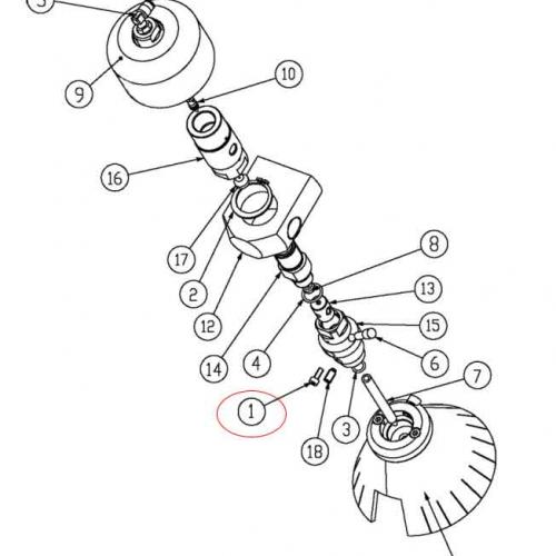 C0092AA-00  SCREW M4x10 (STAINLESS STEEL) WATERJET SPARE PARTS