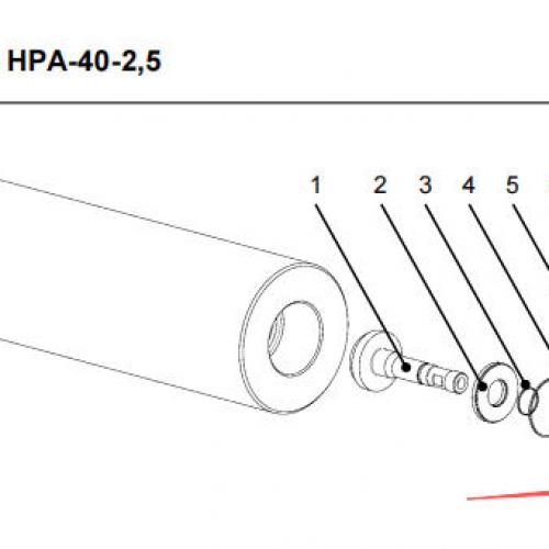 Waterjet Spare Parts Gland 1001651 used for Resato Accumulator