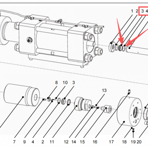 Resato Waterjet spare parts High-pressure seal 1010531 used for intensifier - 副本
