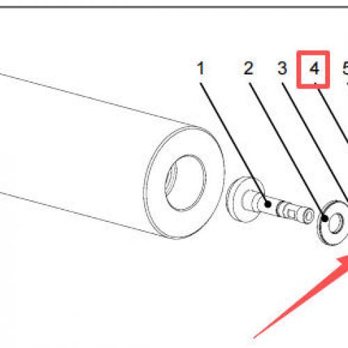 Waterjet Spare Parts Hoop 1001652 used for Resato Accumulator