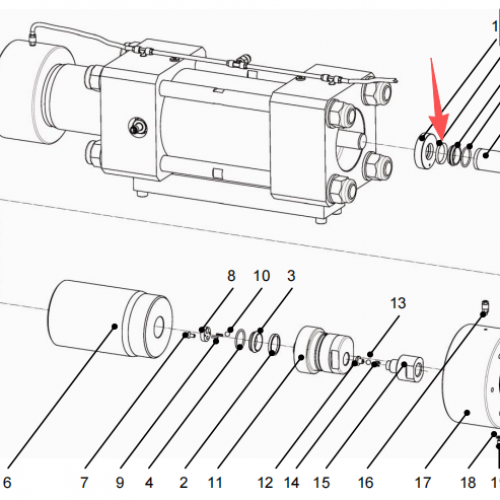 Resato Waterjet spare parts Hoop 1004319 used for intensifier