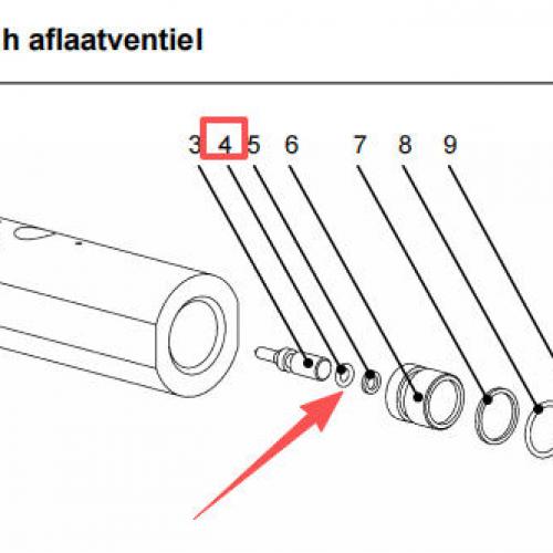 Waterjet Spare Parts O-ring 1003334 used for Resato