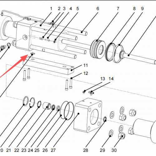 Resato Waterjet spare parts O-ring 1003419 used for intensifier