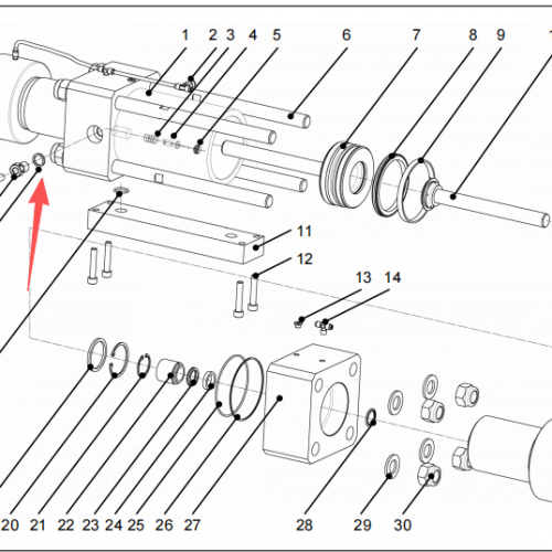 Resato Waterjet spare parts Sealing ring 1003443 used for intensifier