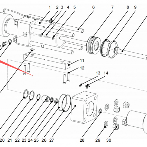Resato Waterjet spare parts Sensor 1003446 used for intensifier